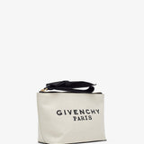 Givenchy small logo beige pouch