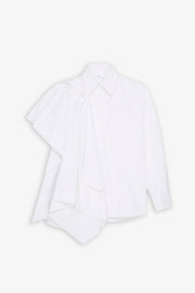 Bow white cotton shirt