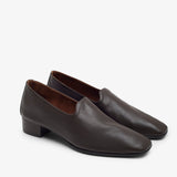 Soft Touch 30 soft leather dark brown loafers
