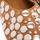 Jane bleige studs flats