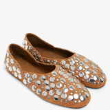 Jane bleige studs flats