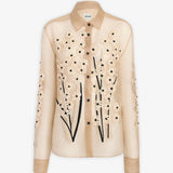 Argo floral satin blouse