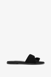 Tibo black suede flats