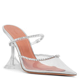 Gilda transparent pvc mules