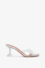 Lupita 70 transparent pvc mules