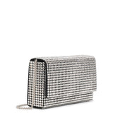 Superamini Paloma black crystal clutch