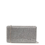 Superamini Paloma black crystal clutch