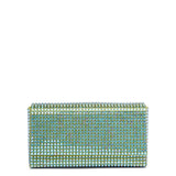 Superamini Paloma green crystal clutch