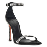 Kim crystal 105 black crystal sandals