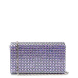 Superamini paloma purple crystal clutch