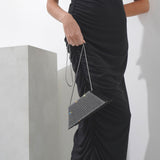Superamini Yigit black crystal clutch