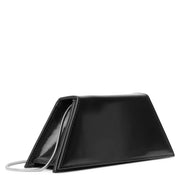 Superamini Yigit black leather clutch