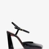 Charlotte 95 black patent pumps