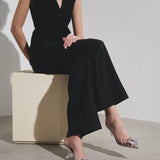 Begum 70 crystal embellished transparent pvc pumps