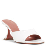 Lupita 70 white leather mules