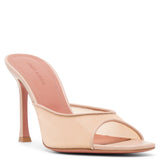 Alexa 95 latte mesh mules