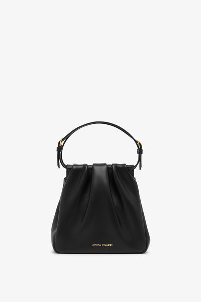 Vittoria black leather bag