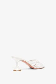 Lupita 70 white net mules