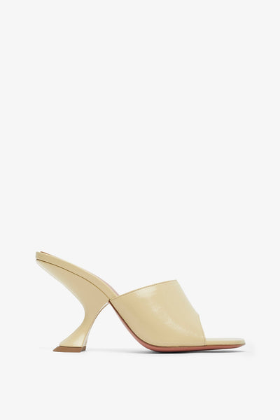Tatlor 90 patent beige slippers