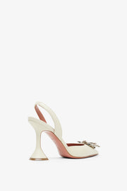 Begum 95 beige leather slingbacks