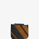 Pocket black and brown card holder