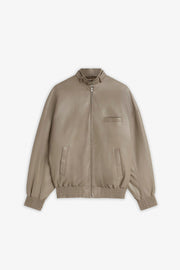 Jacket with attachable scarf