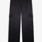 Liquid cargo black trousers