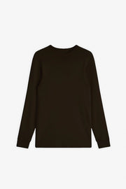 Batwing khaki crewneck