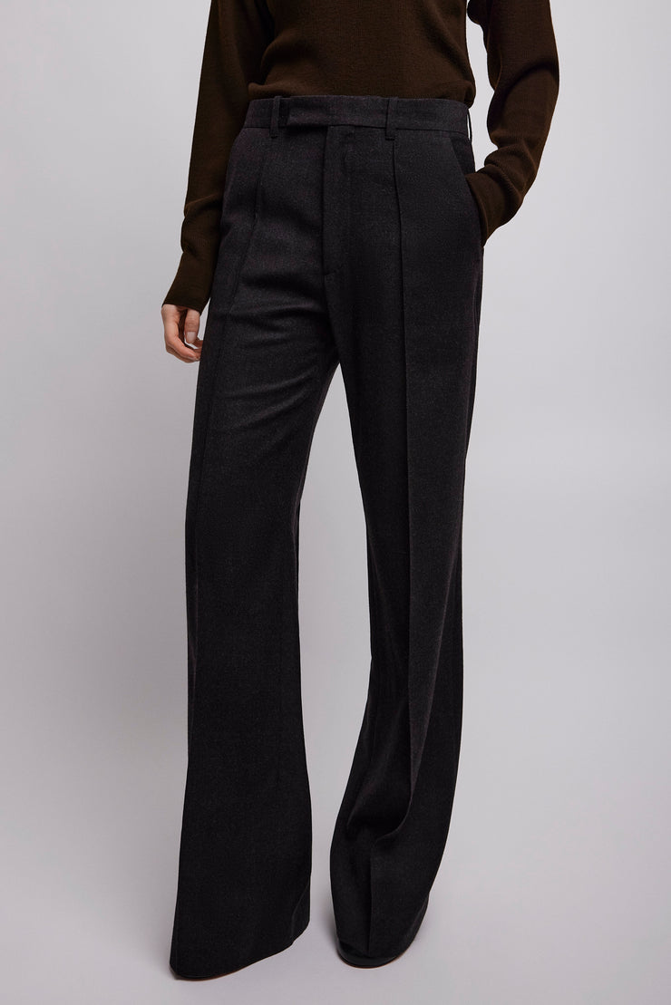 Boyish grey tailored trousers