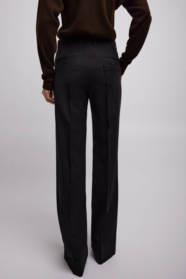 Boyish grey tailored trousers