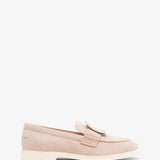 Viv Rangers beige suede loafers
