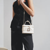 Roger Vivier Vanity white micro bag