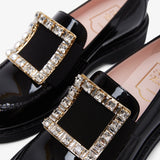 Viv Rangers black patent loafers