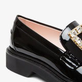 Viv Rangers black patent loafers