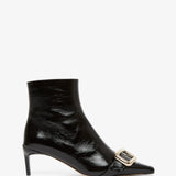 Choc 55 black booties