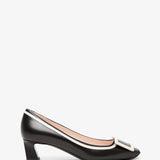 Trompette 45 black and white pumps