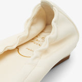 Belle Vivier beige elastic bellerinas