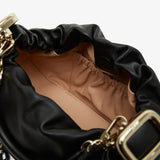 Viv Choc black medium hobo bag