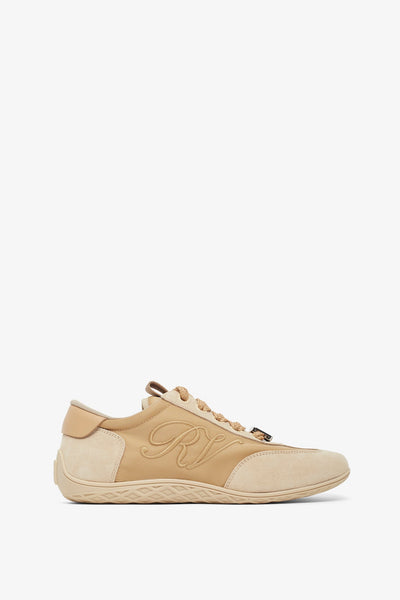 Viv low lace dark beige sneakers