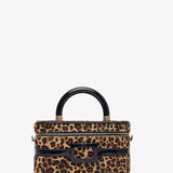Belle Vivier vanity leopard mini bag