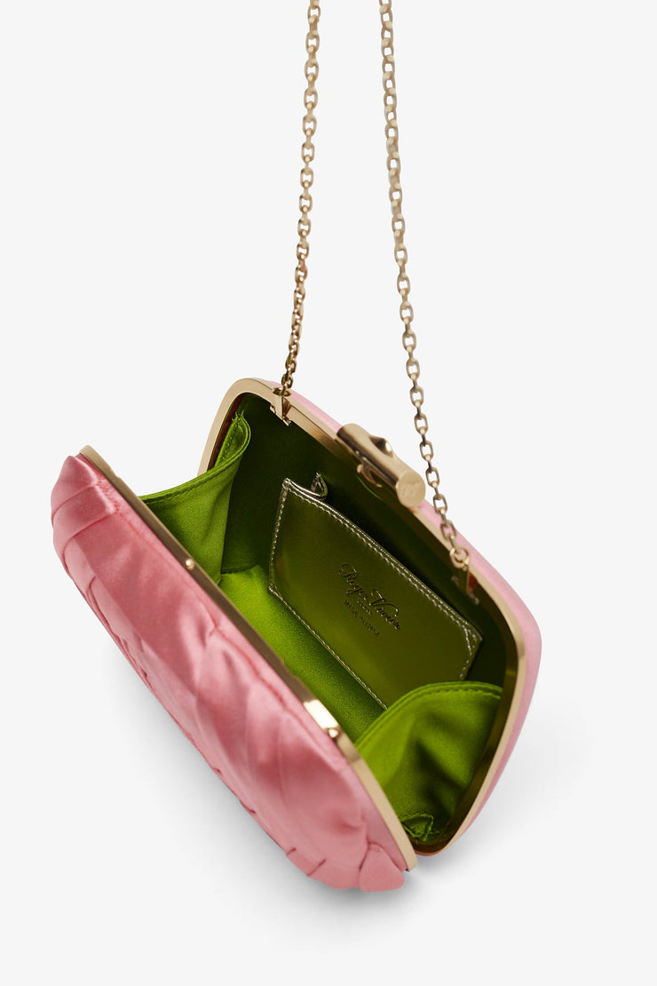 Boite de nuit rose clutch