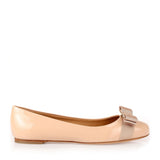 Varina patent nude ballerina