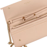 Beige cross-body mini bag