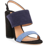 Elba 100 blue suede sandal