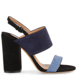 Elba 100 blue suede sandal