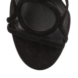 Vinci 55 Suede Black Sandal