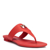 Enfola coral leather sandals