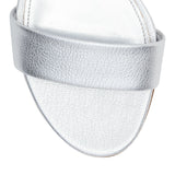 Belluno 30 Silver Leather Sandals