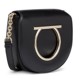 Gancino black leather bag