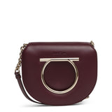 Margot Gancino Vela burgundy leather bag